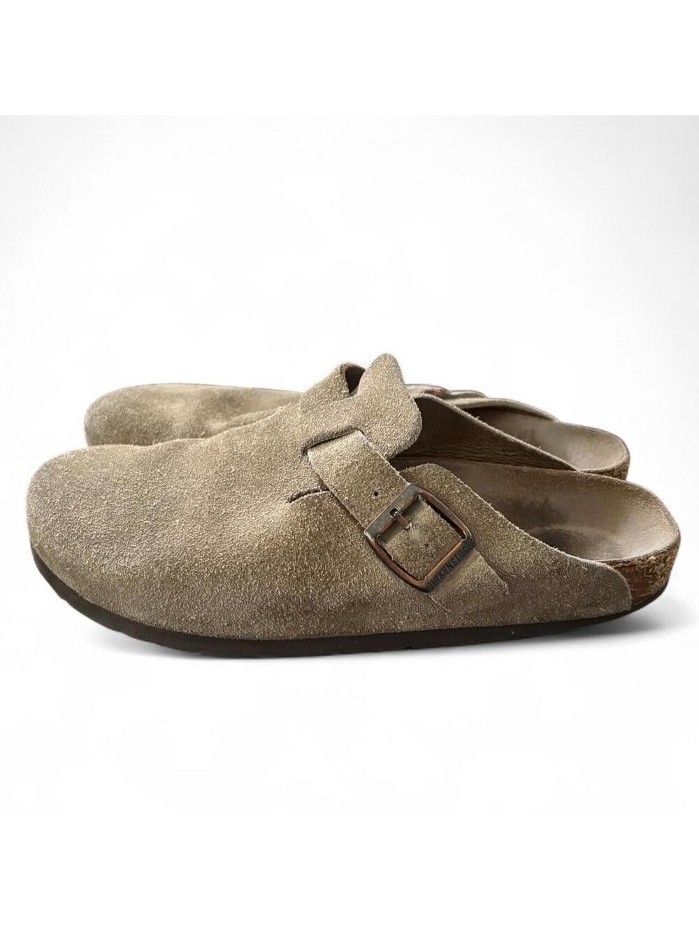 Womens Suede Birkenstock Boston Clogs Size 39 UK